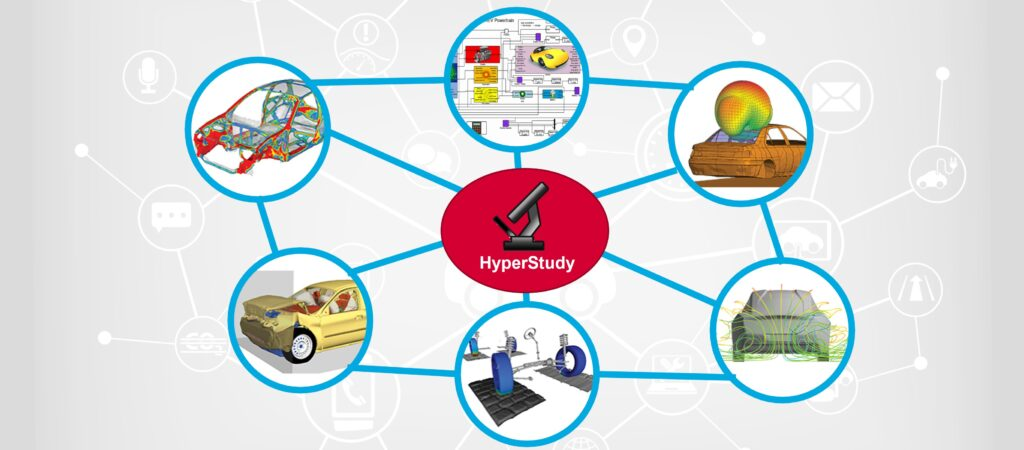 Altair HyperStudy 用於執行設計探索與最佳化分析